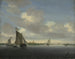 Marine - Salomon van Ruysdael — weergave van het kunstwerk