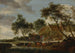 L'abreuvoir - Salomon van Ruysdael — weergave van het kunstwerk