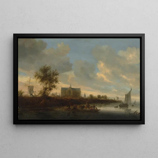 Salomon van Ruysdael - View of the Town of Alkmaar.webp