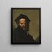Hoofd van een filosoof - Salvator Rosa — ingelijst kunstwerk aan de muur