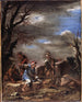 Landschap met figuren - Salvator Rosa — weergave van het kunstwerk