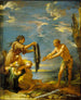 Ulysses en Nausicaa - Salvator Rosa — weergave van het kunstwerk