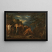 Pythagoras die opkomt uit de Hel - Salvator Rosa — ingelijst kunstwerk aan de muur