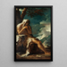 Saint Onuphre - Salvator Rosa — ingelijst kunstwerk aan de muur