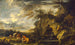 De ontdekking van Mozes - Salvator Rosa — weergave van het kunstwerk