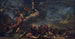 De stichting van Thebe - Salvator Rosa — weergave van het kunstwerk