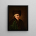 Portret van de Russische dichter G. R. Derzhavin - Salvatore Tonci — ingelijst kunstwerk aan de muur