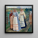 Saturday Evening - Carl Wilhelmson — framed artwork on a wall