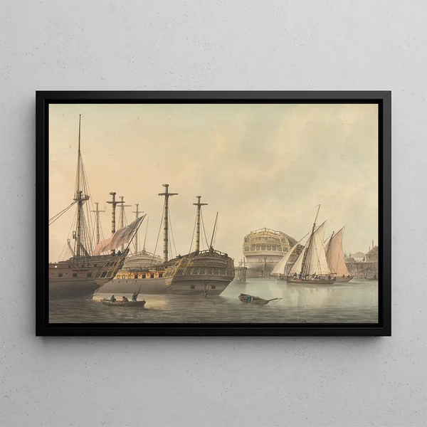 Samuel Atkins - ManofWar being Refitted.webp