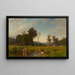 Scierie Valley Ashford Connecticut - Samuel Colman — ingelijst kunstwerk aan de muur