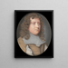 Portret van een edelman - Samuel Cooper — ingelijst kunstwerk aan de muur