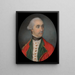 Portret van een infanterieofficier - Samuel Cotes — ingelijst kunstwerk aan de muur