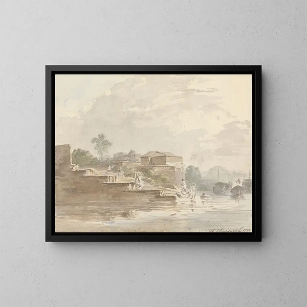 À Chinsurah - Samuel Davis — framed artwork on a wall