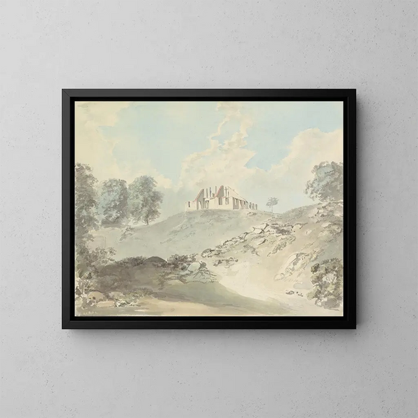 Colgong near Bhagalpur - Samuel Davis — framed artwork on a wall