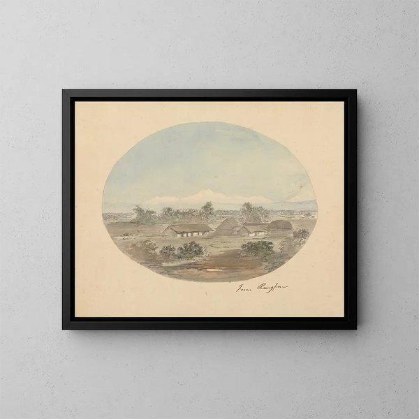 Rungpore to Rangpur - Samuel Davis — framed artwork on a wall