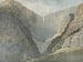 Gorges rotswand met waterval - Samuel Davis — weergave van het kunstwerk