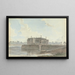 van het Paleis in Puin aan de rand van een rivier - Samuel Davis — ingelijst kunstwerk aan de muur