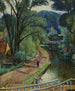 Een stedelijk park in Parijs, Frankrijk - Samuel Halpert — weergave van het kunstwerk