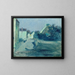 Allée du village au clair de lune - Samuel Hirszenberg — ingelijst kunstwerk aan de muur