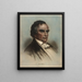 Daniel Webster - Samuel Hollyer — ingelijst kunstwerk aan de muur