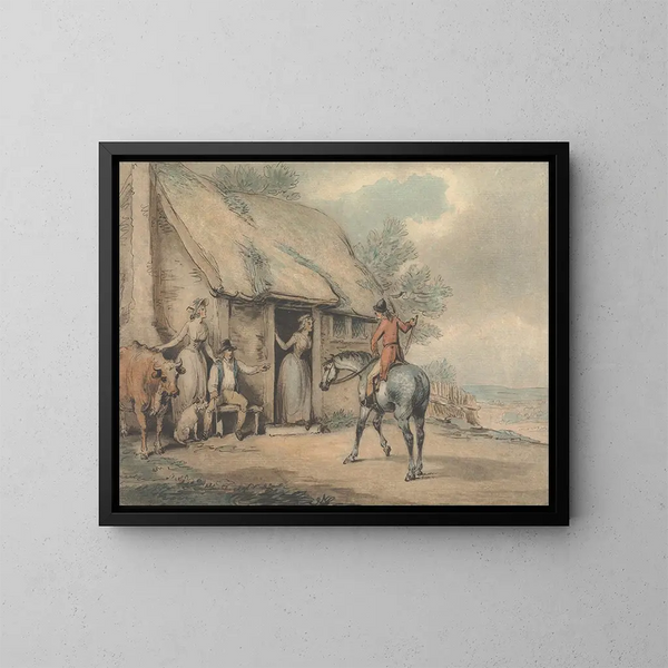 Return Home - Samuel Howitt — framed artwork on a wall