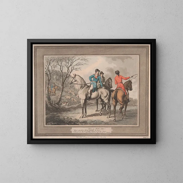 Alors, Britons, grandissez donc - Samuel Howitt — framed artwork on a wall