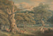 De eik van Hearne in het Windsor Forest - Samuel Howitt — weergave van het kunstwerk