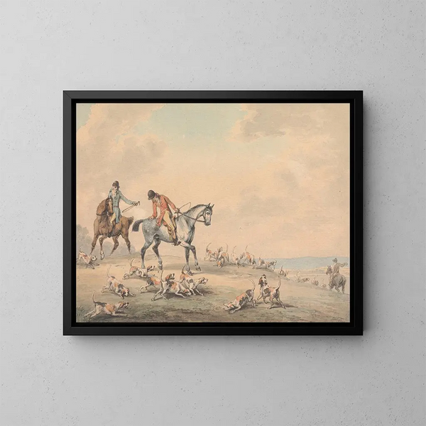 The Check - Samuel Howitt — framed artwork on a wall