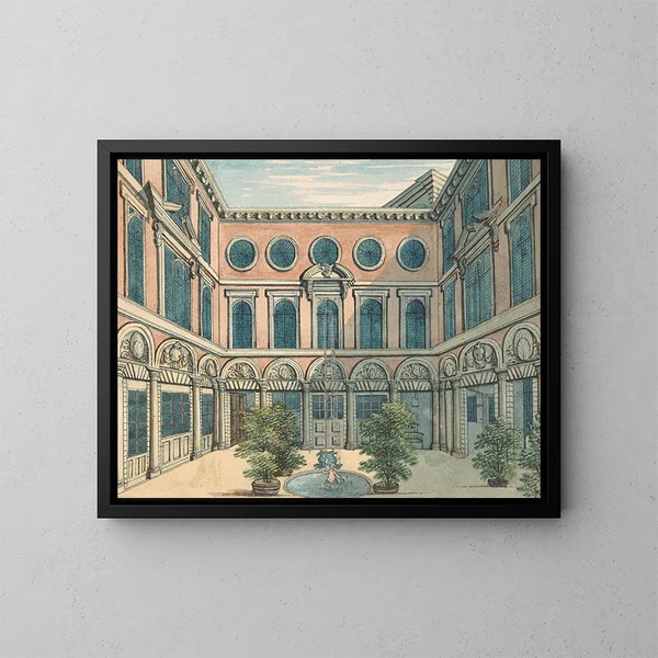 Hôtel des chandeliers de suif - Samuel Ireland — ingelijst kunstwerk aan de muur