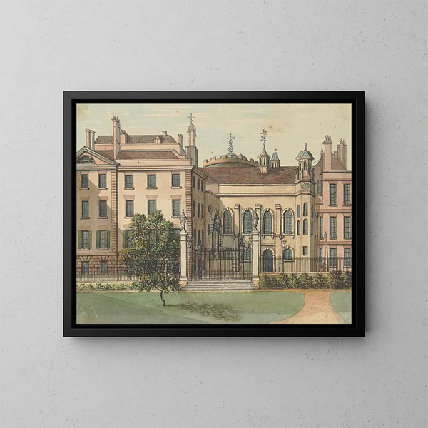 Het Binnenlijke Tempel - Samuel Ireland — ingelijst kunstwerk aan de muur
