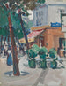 Jardins de Luxembourg à Paris - Samuel John Peploe — weergave van het kunstwerk