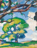 Bomen Douglas Hall - Samuel John Peploe — weergave van het kunstwerk