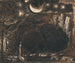 Een herder en zijn kudde onder de maan en de sterren - Samuel Palmer — weergave van het kunstwerk