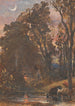Abreuvement du bétail au crépuscule - Samuel Palmer — weergave van het kunstwerk