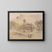 Les Granges - Samuel Palmer — ingelijst kunstwerk aan de muur