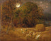De Maansikkel van de oogst - Samuel Palmer — weergave van het kunstwerk