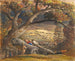 De houten kar - Samuel Palmer — weergave van het kunstwerk