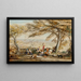 The rustic dinner - Samuel Palmer — framed artwork on a wall