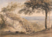 La colline de Wilmot Kent - Samuel Palmer — weergave van het kunstwerk