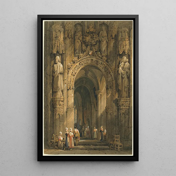 Samuel Prout - Interior of a Cathedral.webp