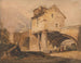 Het Monnow-brug in Monmouthshire - Samuel Prout — weergave van het kunstwerk