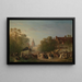 Fair at Scheveningen - Samuel Verveer — framed artwork on a wall