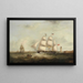 La gazelle entrant dans la Mersey - Samuel Walters — ingelijst kunstwerk aan de muur
