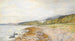 op het strand van Dunrobin - Samuel William Oscroft — weergave van het kunstwerk