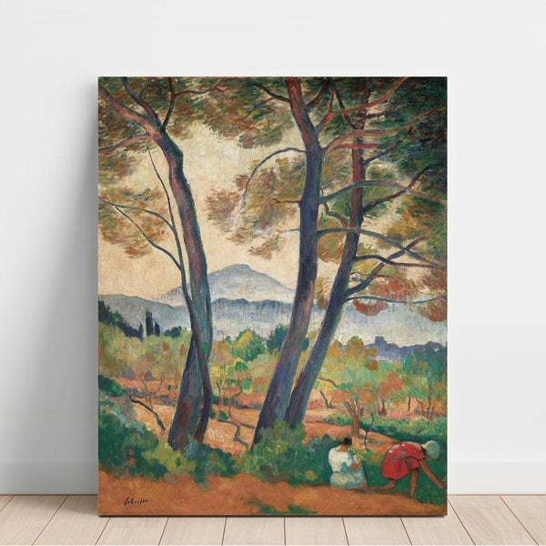 Reproductie van het schilderij Sanary, Uitzicht op de Cap Sicié - Henri Lebasque
