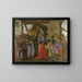 Drie Koningen - Sandro Botticelli — ingelijst kunstwerk aan de muur