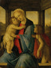 De Maagd met Kind en de kleine Sint-Jan de Doper - Sandro Botticelli — weergave van het kunstwerk
