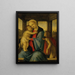 De Maagd met Kind en de kleine Sint-Jan de Doper - Sandro Botticelli — ingelijst kunstwerk aan de muur