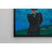 Reproductie van het schilderij Onbekend (man in zwart pak en hoed in een landschap) - Karl Wiener