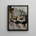 Parc à Paris - Santeri Salokivi — ingelijst kunstwerk aan de muur